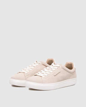 Trussardi Beige suede sneakers with logo N029S101007NMNS01L50