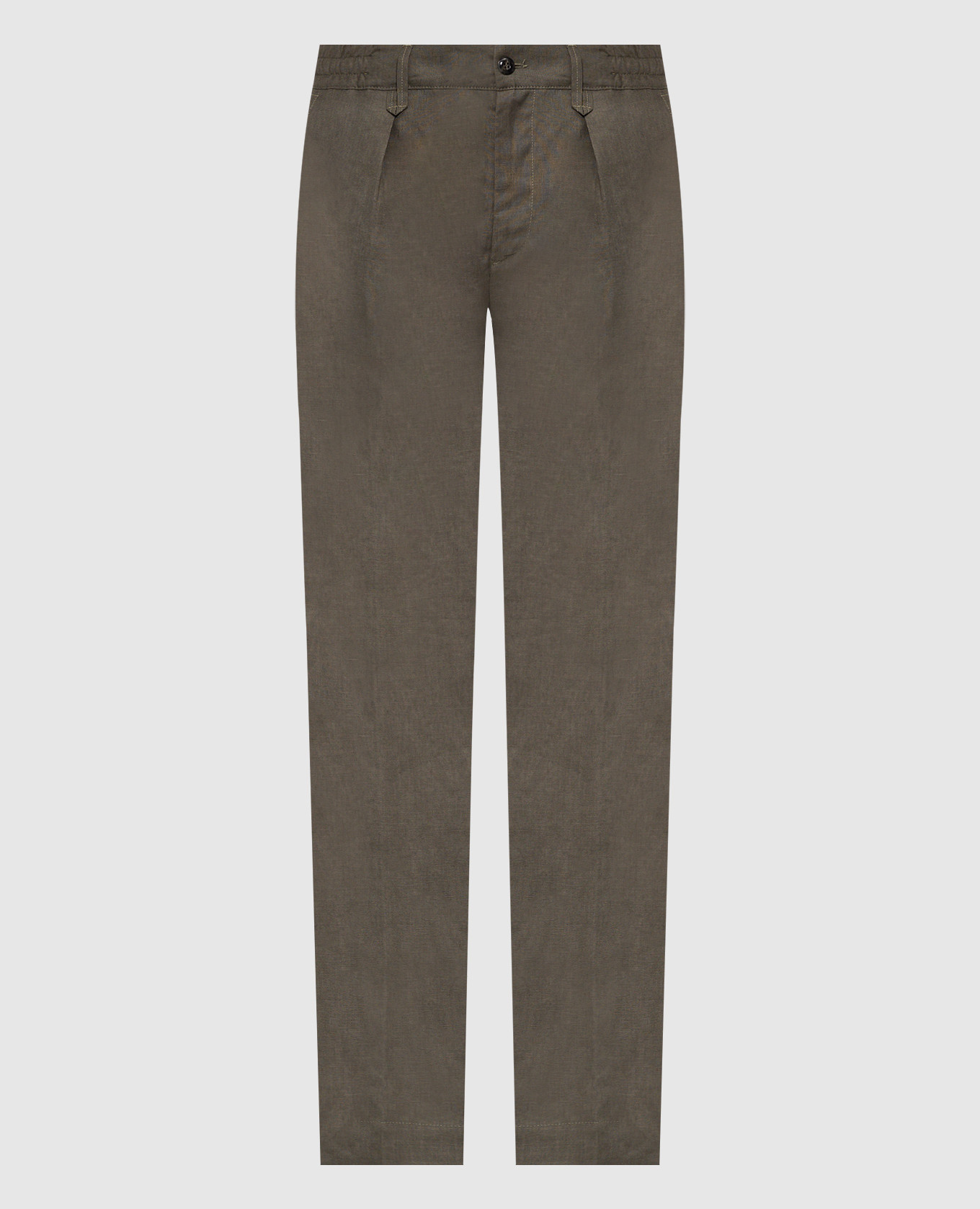 Rapallo khaki linen pants