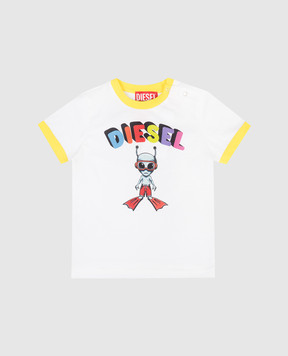 Diesel Children's white T-shirt Mtirulb K0078800YI9