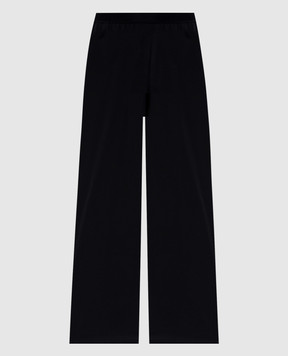 JOSEPH Black Hulin silk pants JF008402