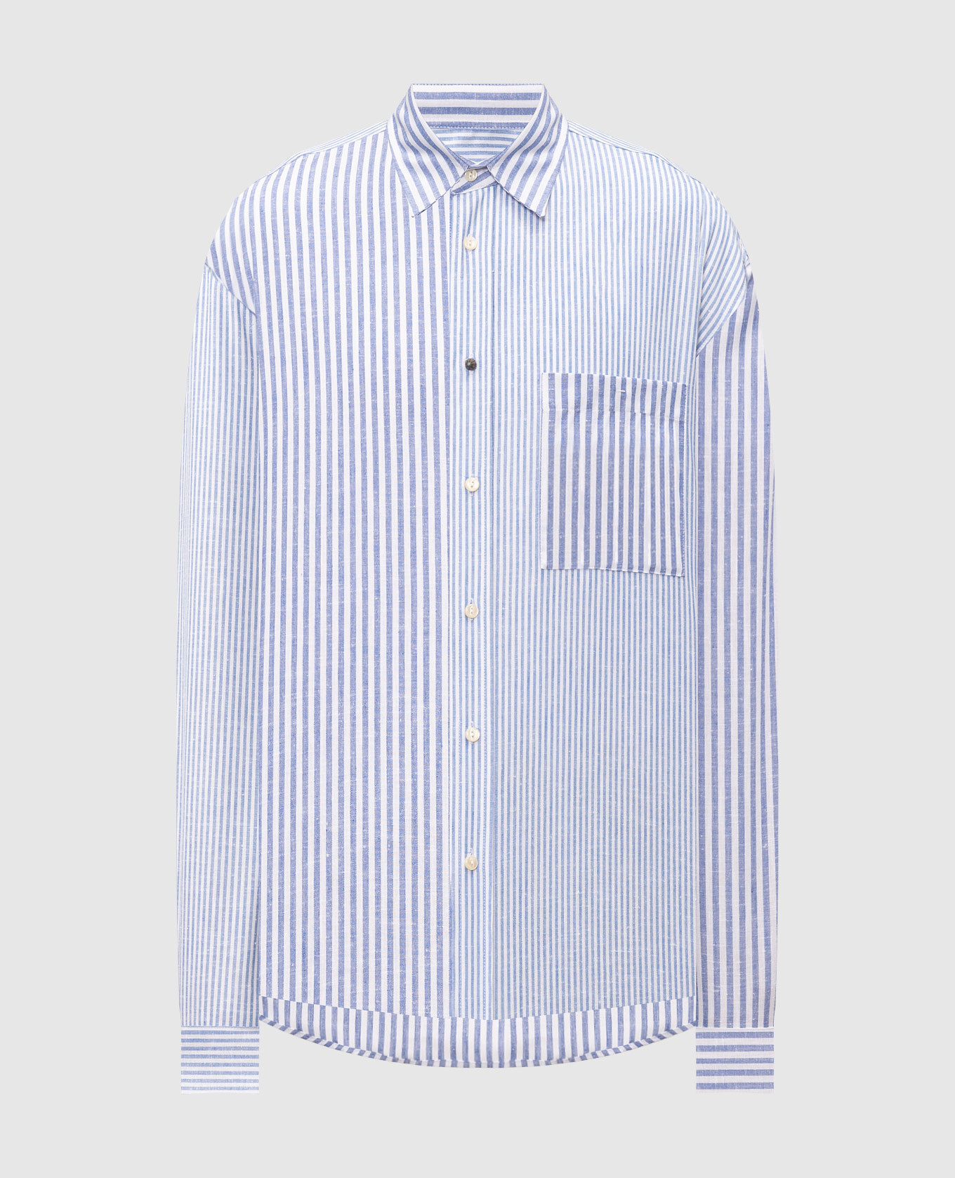 

Blue Acuto striped shirt Officina 36, Light blue