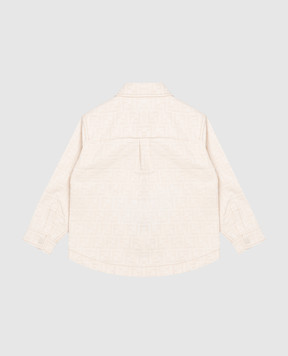 Fendi Children's beige shirt-style jacket JUA280AY8V812+