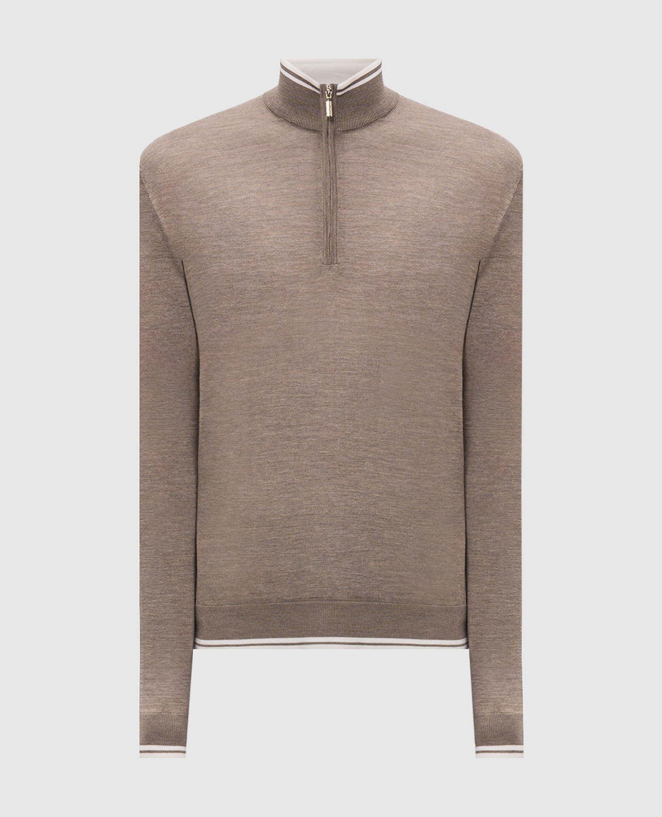 Beige wool jumper