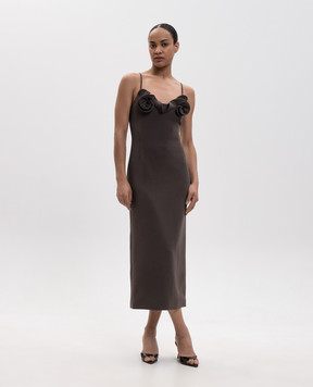 Magda Butrym Brown wool dress DRESS41133726