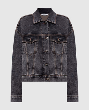 Peserico Grey distressed denim jacket S21388L1604280