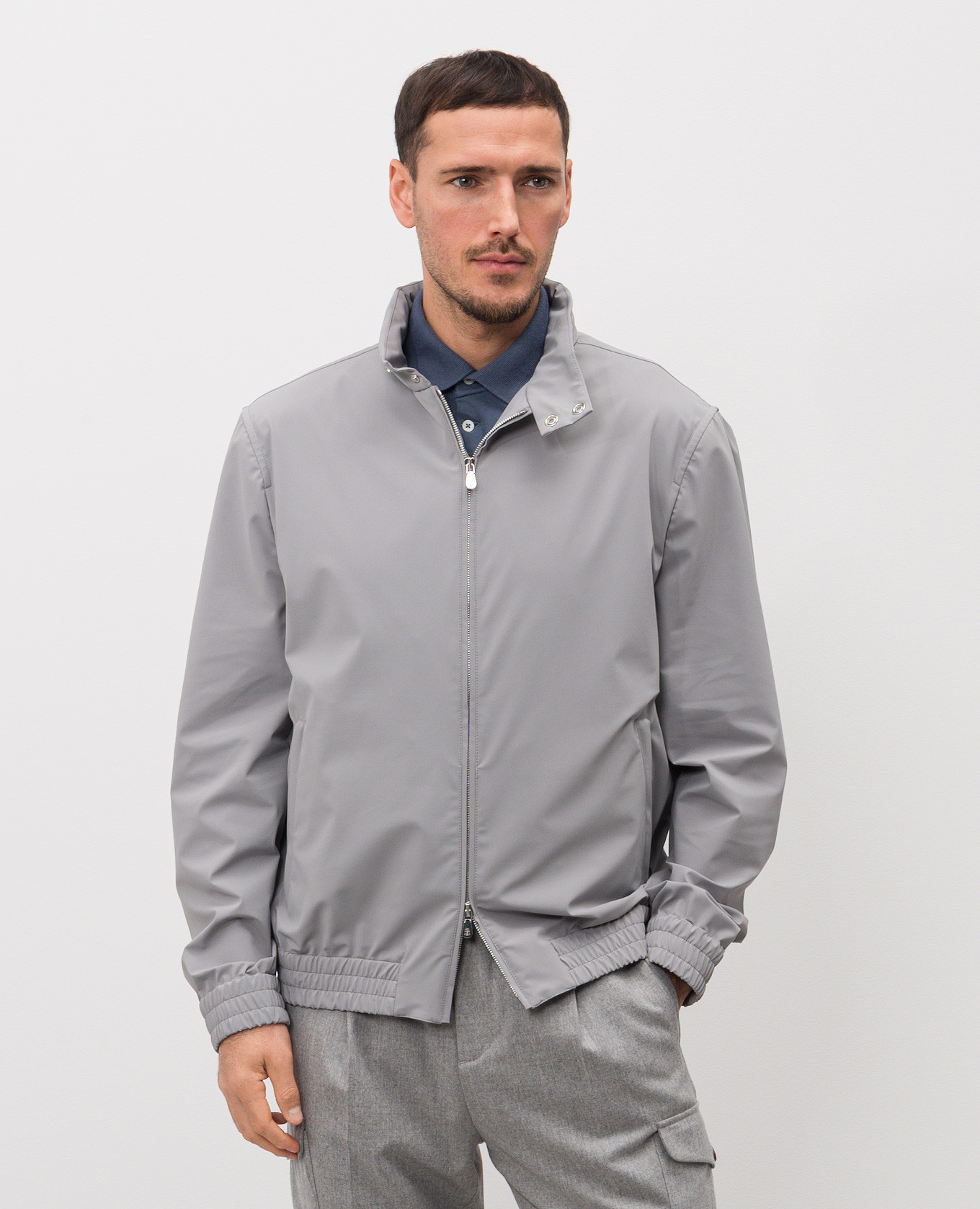 

Gray windbreaker Brunello Cucinelli, Grey