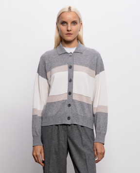 Peserico Cardigan made of wool, silk and cashmere A99864F12C9283