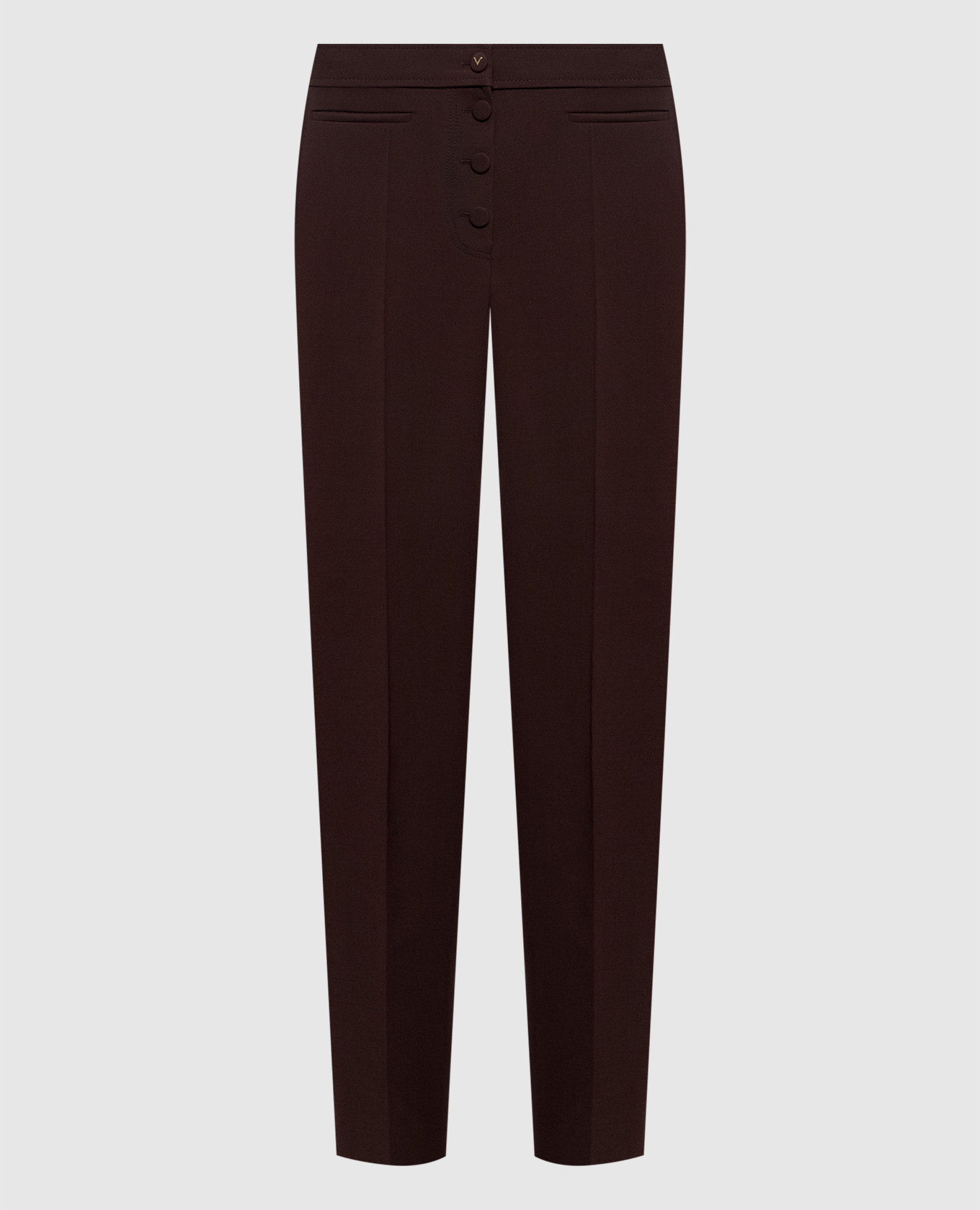 Brown wool pants
