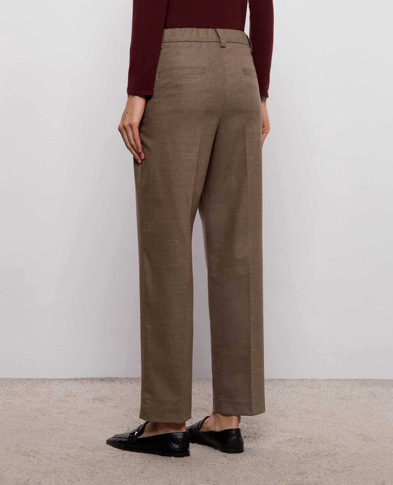 Brown Zeza pants Marco Pescarolo 4