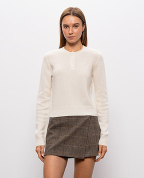 Sporty & Rich Ivory cashmere and wool jumper WS11185327WH06