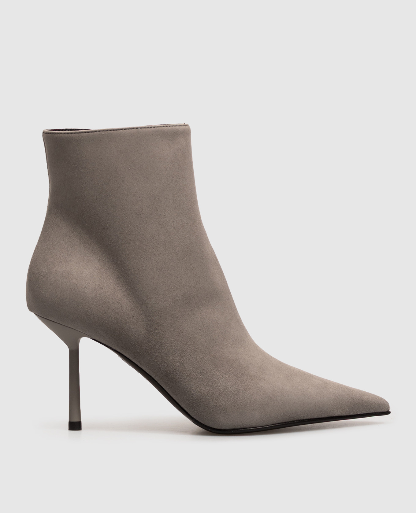 Bella gray suede ankle boots