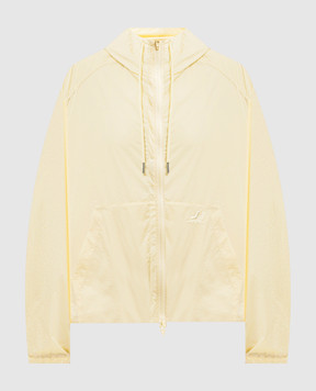 Juun.j Yellow windbreaker with logo embroidery JW6339W020