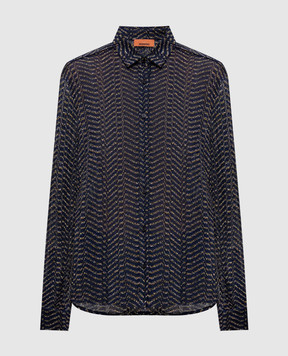Missoni Blue blouse with lurex DS26WJ05BR015R