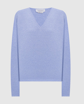 Gabriela Hearst Blue Orlith cashmere and silk pullover 4269015A144