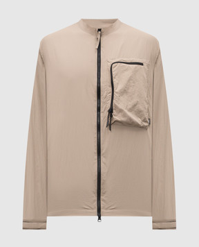 Riotdivision Beige windbreaker RD-CNPOVSRH with logo RDCNPOVRSHGEN1