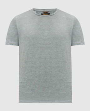 MooRER MIKE green linen t-shirt MIKELI1