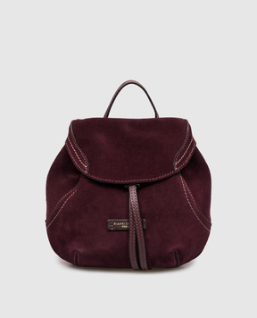 Gianni Chiarini Violette burgundy suede backpack BS12238CMPL