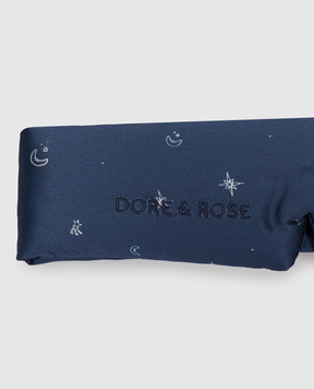 Dore & Rose Children's blue silk sleep mask DEEPSLEEPMASKKIDS
