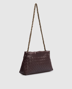 Bottega Veneta Burgundy leather pouch bag Notte 844626V3IV0