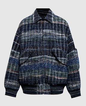 Missoni Blue jacket with wool DS26WC06BC006I