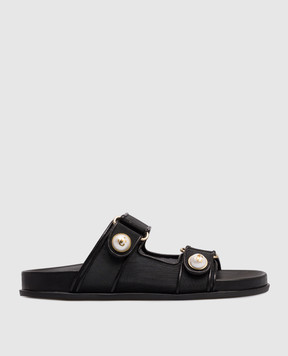Jimmy Choo Black Fayence flip-flops FAYENCESANDALMHP