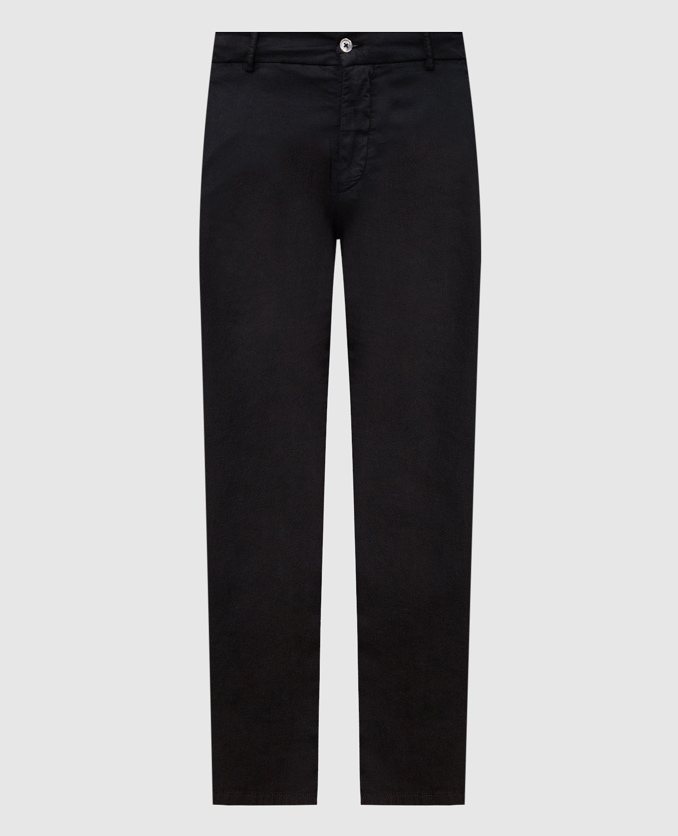 Black silk pants