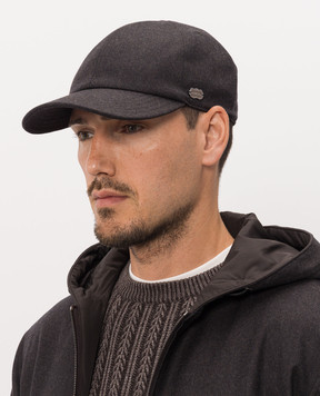 Agnona Brown wool cap AK12U1XU1142