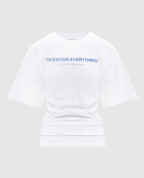 Off-White Question Everything white t-shirt 2FA00567T