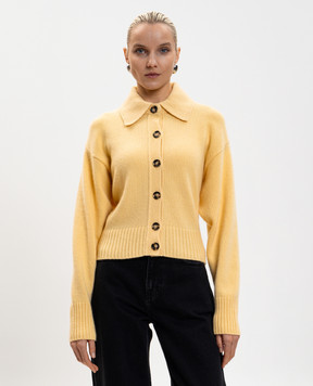 PROENZA SCHOULER Rocio yellow cashmere cardigan R2617313KK025