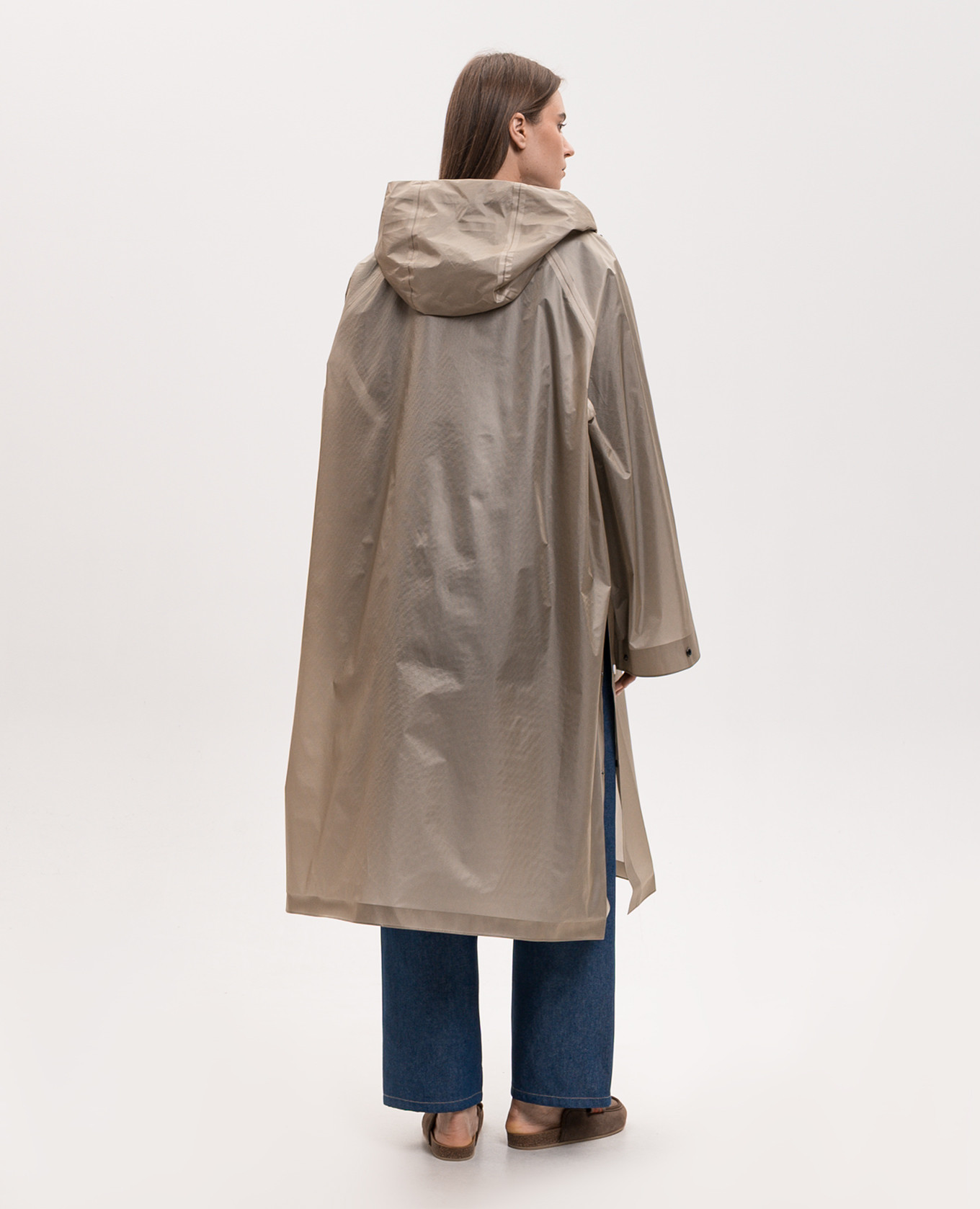 Khaki Cap Raincoat Sofie D`Hoore 4