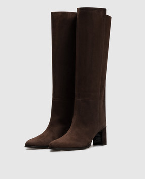 Jimmy Choo Brown suede Caly boots CALYKB65SUE