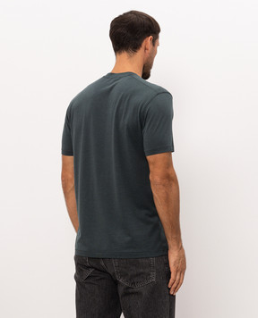 Tom Ford Green T-shirt with monogram embroidery JCS004JMT012