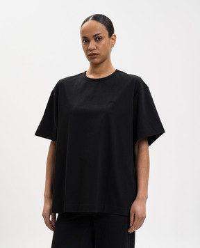 Juun.j Black T-shirt with print JW6342W045