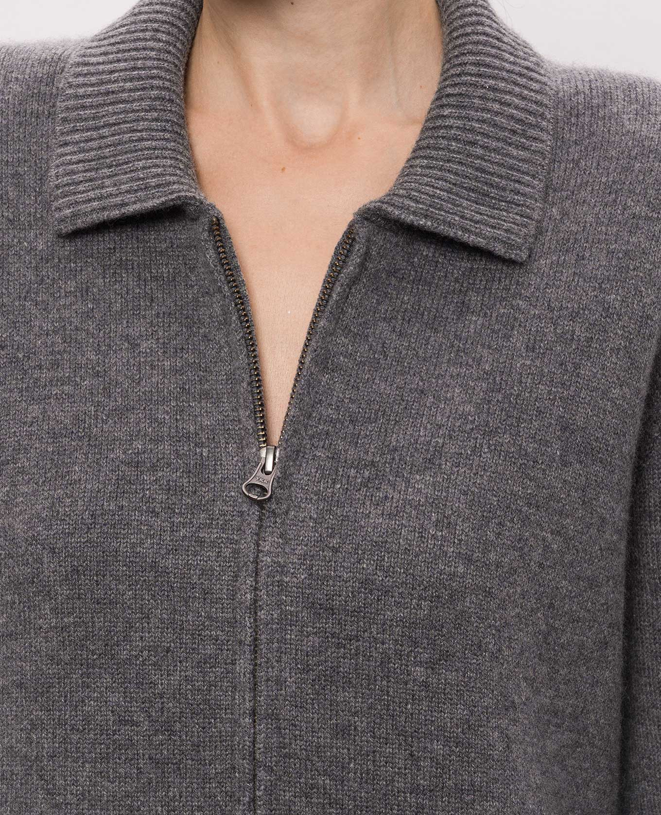 Aleya gray cashmere cardigan LISA YANG 5