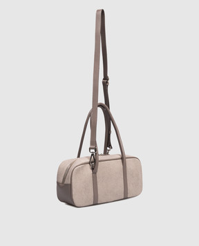 Peserico Beige baguette bag with logo A38373C0CC756