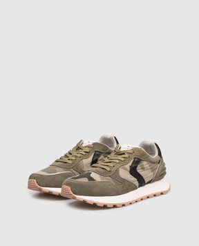 Voile Blanche PARIS POWER khaki combination sneakers 0012018797241F08