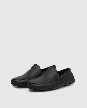 Stefano Ricci Black leather loafers UC25G1155VTDVN