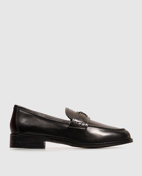 Twinset Black leather loafers 262TCP020