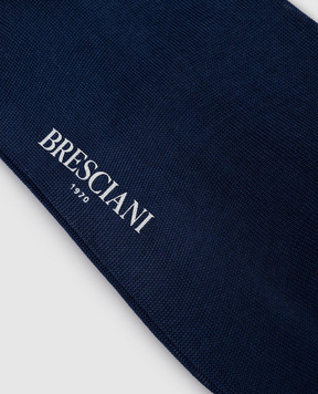 Bresciani Blue short cotton socks MP009RI0006BR