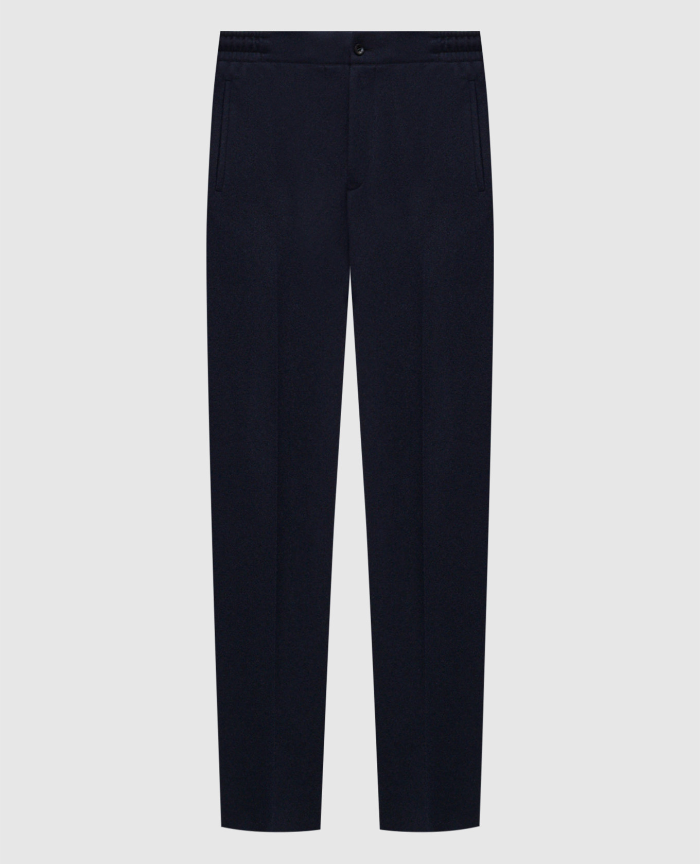 

Blue wool and cashmere pants Kiton