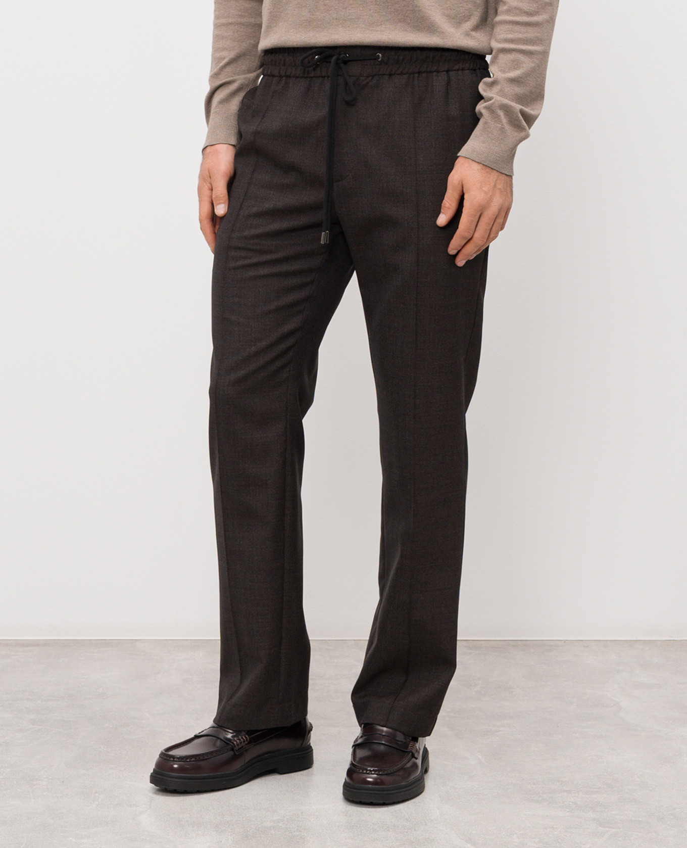 

Brown wool pants Dolce&Gabbana