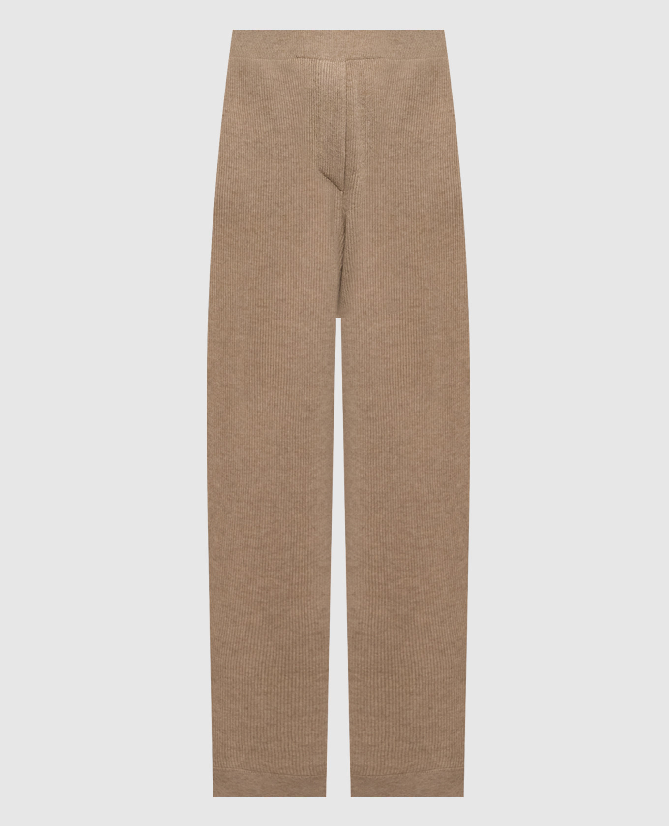 Beige Kaschmirhose