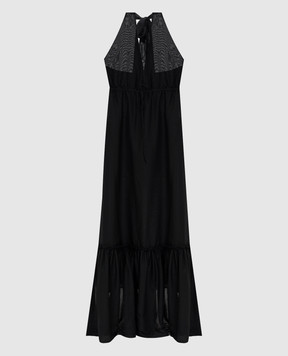 Jacob Lee Black silk dress with open back WSD0069SS26CB