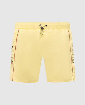 Iceberg Yellow printed swim shorts ICE26MBS01