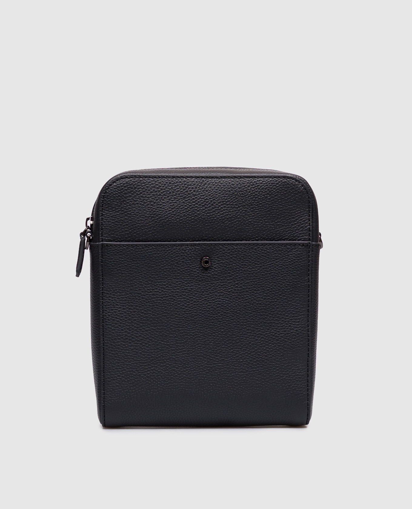 Blue leather bag
