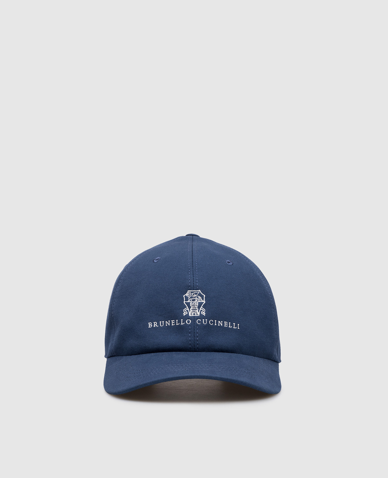 Blue cap with logo
