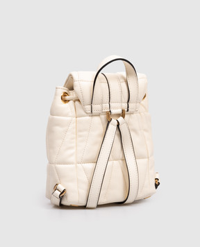 Versace Kleio ivory leather backpack 10222081A12975