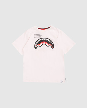 Sprayground Children's pink Shark T-shirt SPY1384LIGHT