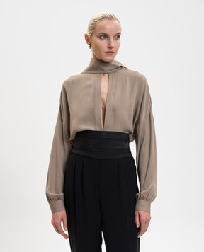 Tom Ford Black silk cummerbund WB0014FAX1578