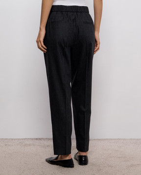 Peserico Gray pants with wool A04572Z03358
